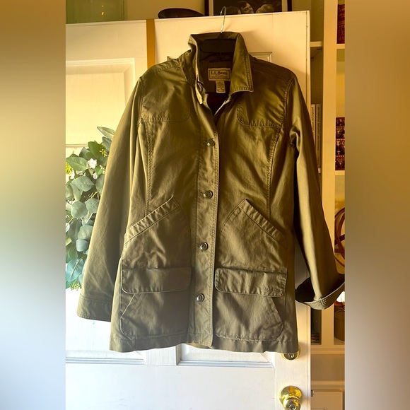 Ll bean green field jacket - Picture 1 of 4